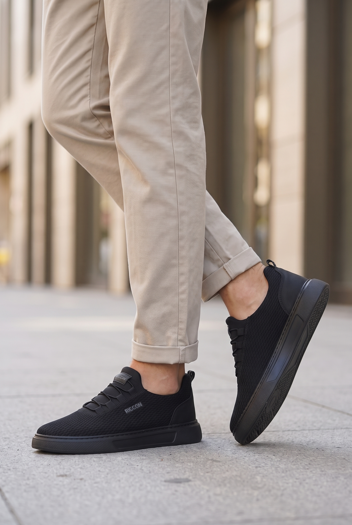 Riccon Wymdeyr Erkek Sneaker 0012217 Siyah Siyah