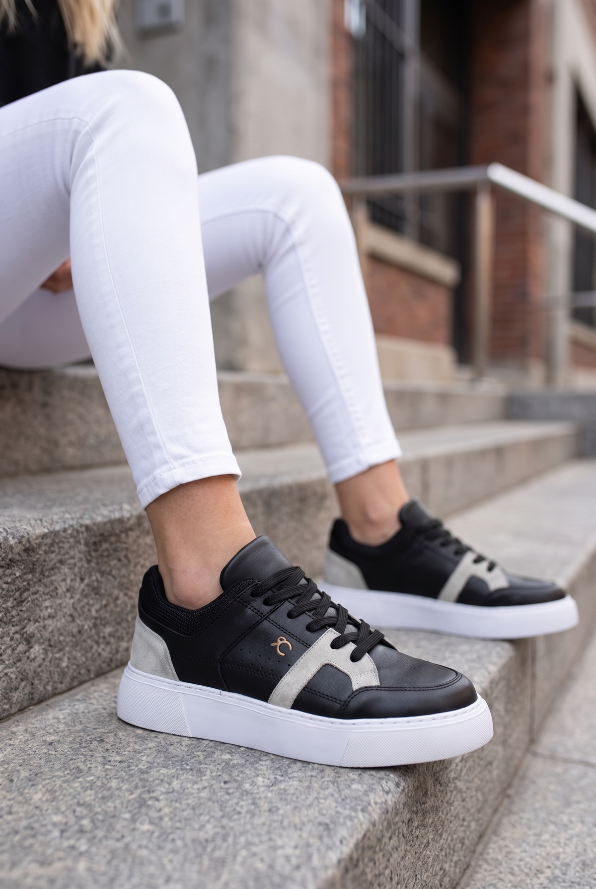 Riccon Njord Unisex Sneaker 00123500 Siyah Gri