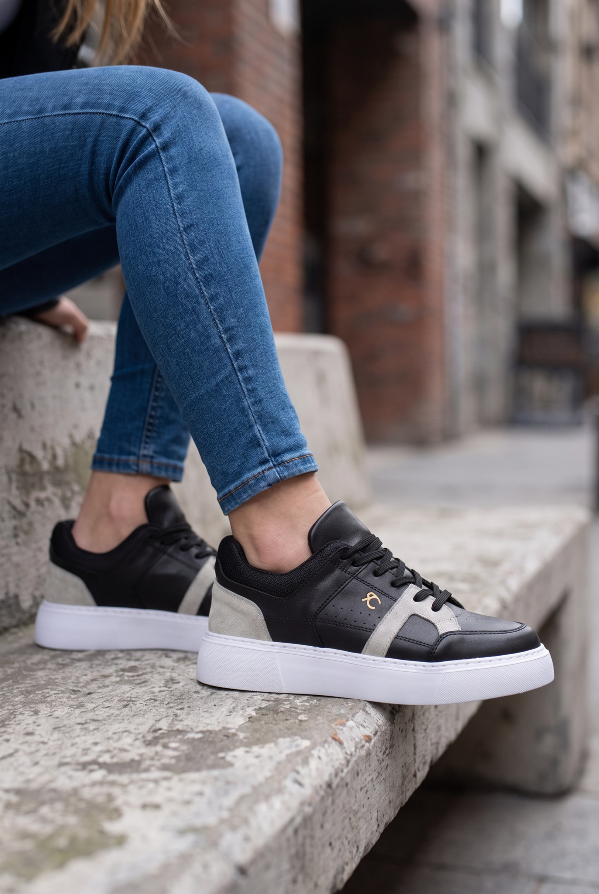 Riccon Njord Unisex Sneaker 00123500 Siyah Gri