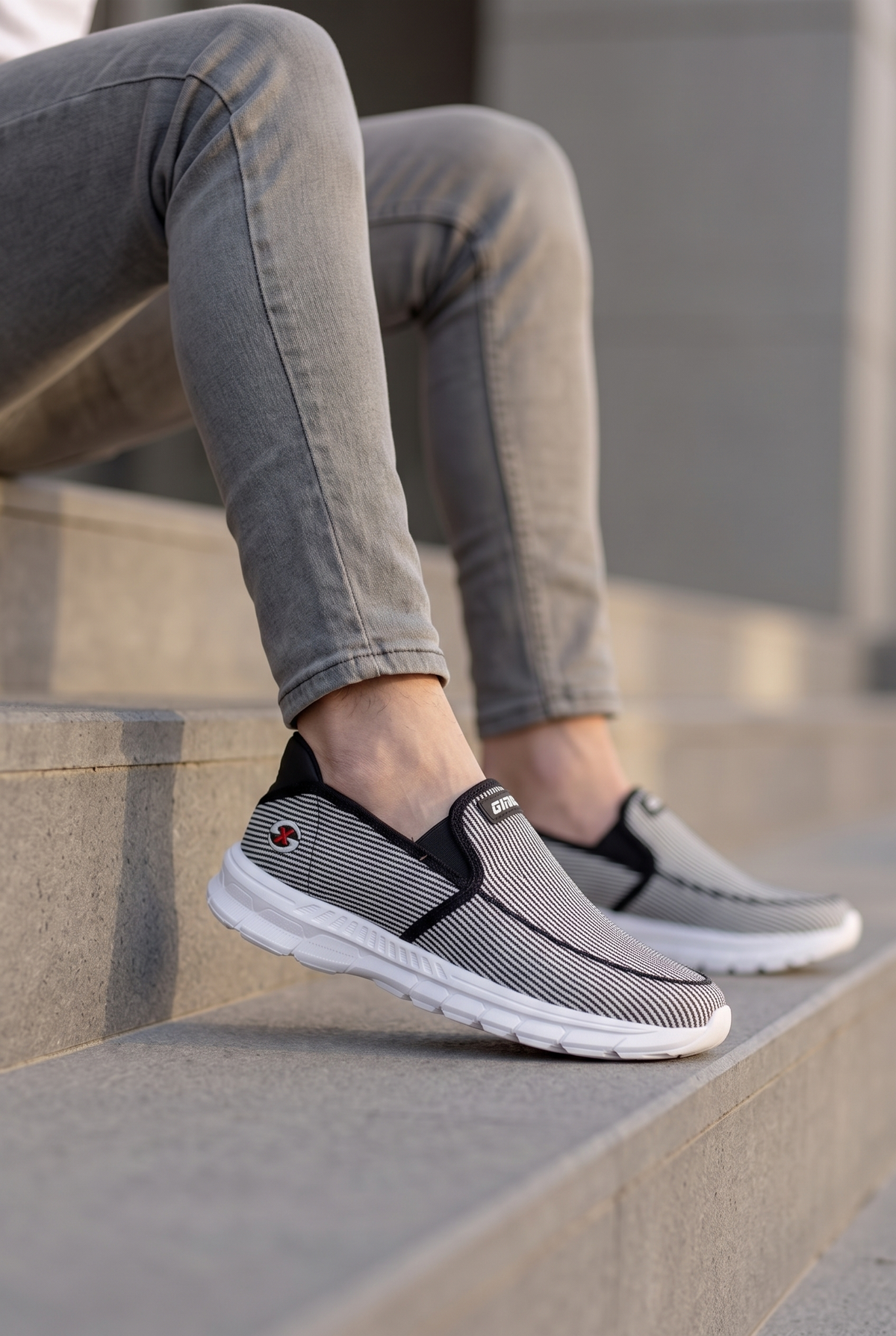 Riccon Unisex Sneaker 001204 Siyah Beyaz