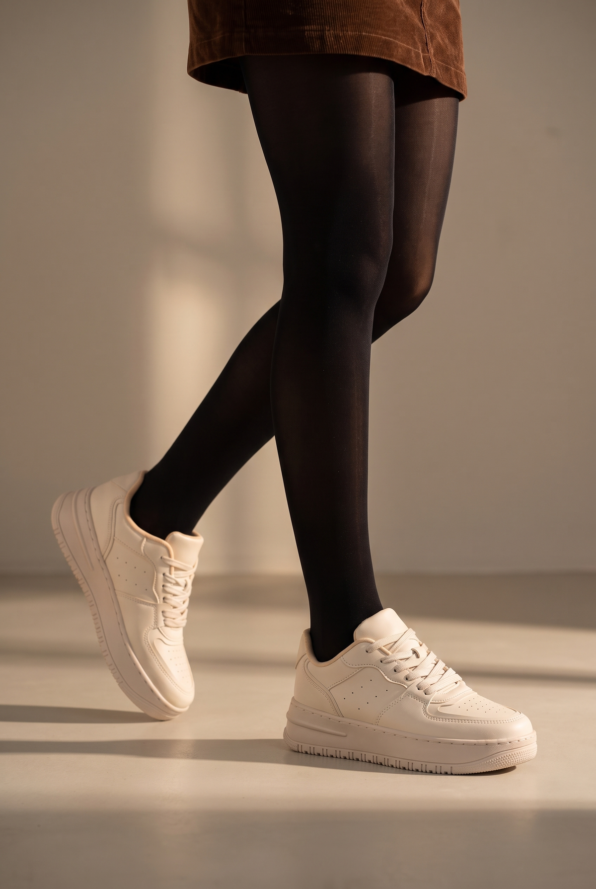 Riccon Kadın Sneaker 0012255 Bej - detay 1