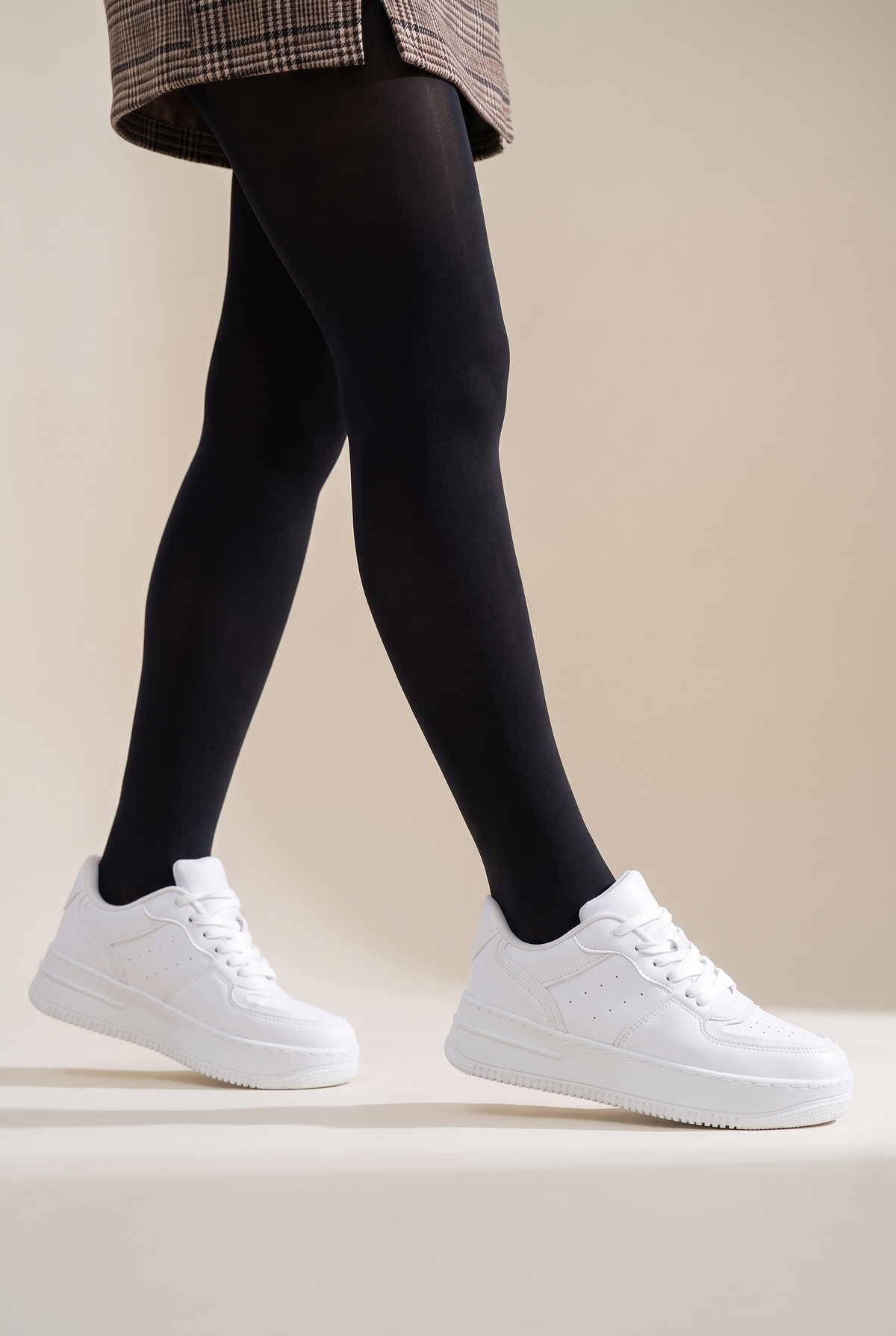 Riccon Kadın Sneaker 0012255 Beyaz Beyaz - detay 1