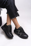 Riccon Aalriona Kadın Sneaker 0012155 Siyah Siyah - Riccon