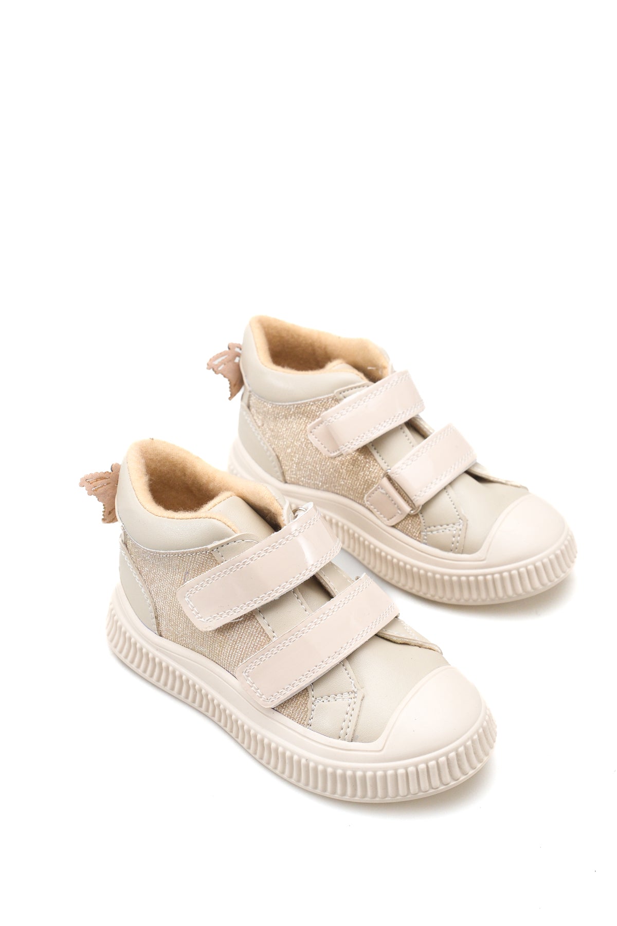 Riccon Alya Sia Çocuk Sneaker 00123525 Bej Simli