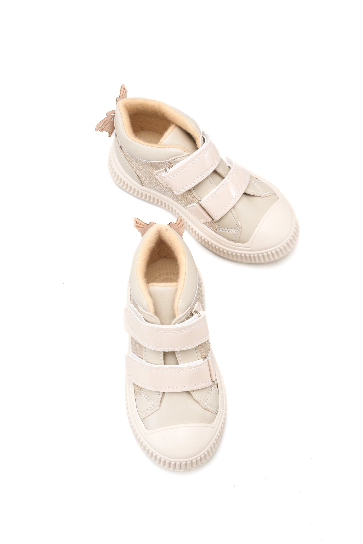 Riccon Alya Sia Çocuk Sneaker 00123525 Bej Simli