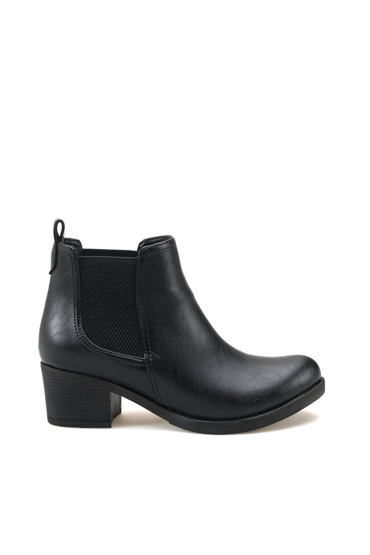Riccon Astra Flora Kadın Topuklu Bot 00122670 Siyah Cilt