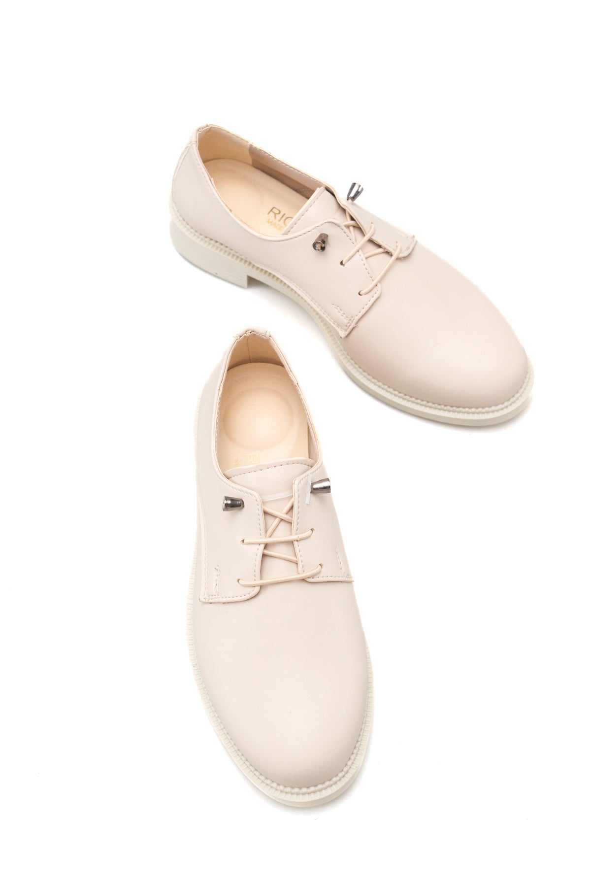 Riccon Astra Gala Kadın Loafer 0012270 Bej Cilt