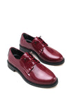 Riccon Astra Gala Kadın Loafer 0012270 Bordo Rugan