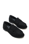 Riccon Astra Gioia Kadın Loafer 001299 Siyah Süet