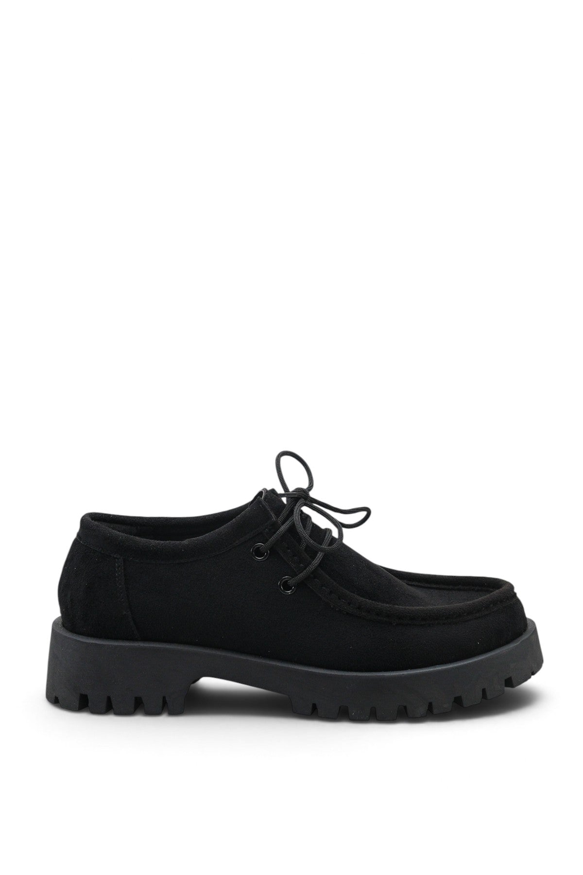 Riccon Astra Rosa Kadın Loafer 001210 Siyah Süet
