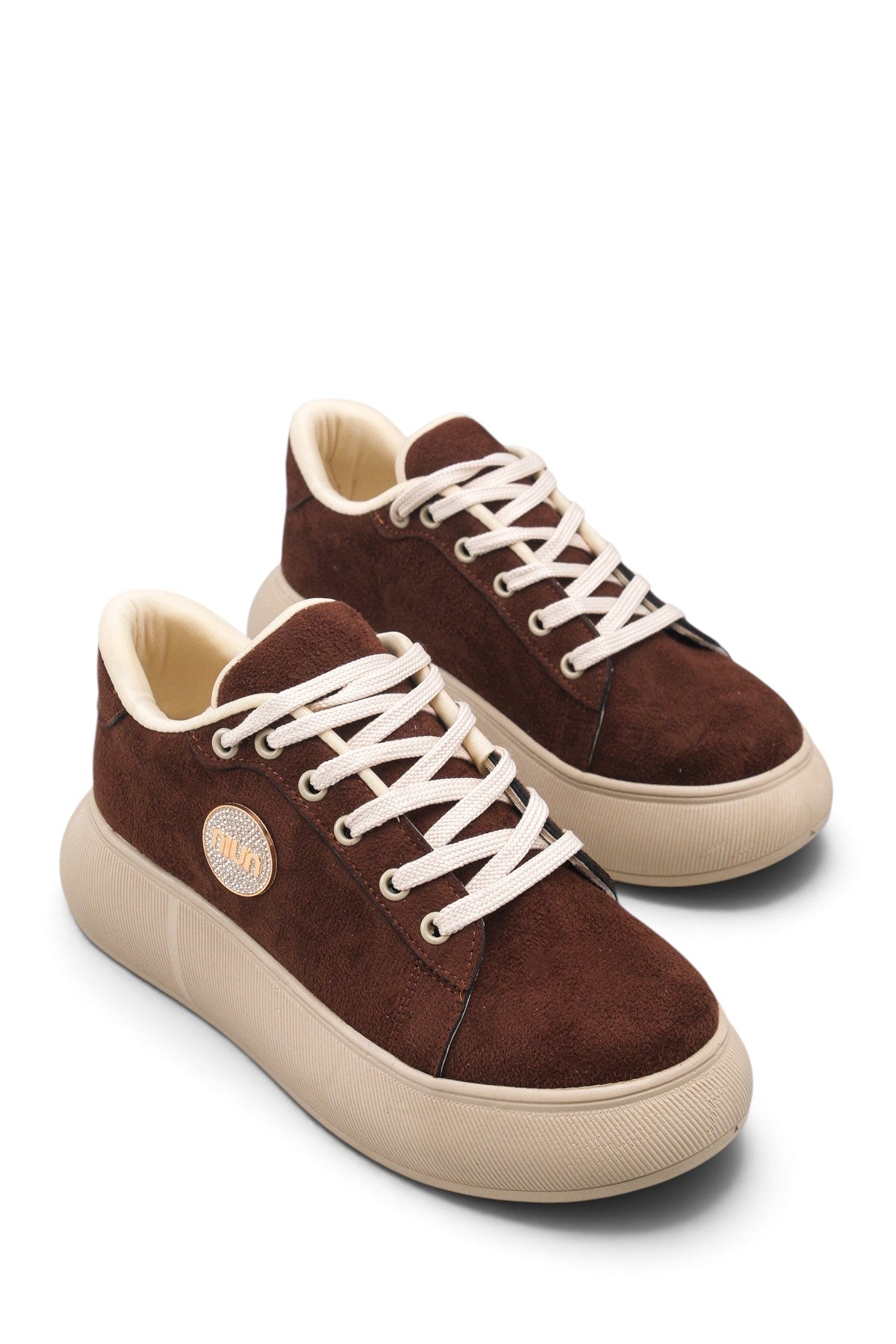 Riccon Astra Vera Kadın Sneaker 0012956 Kahverengi