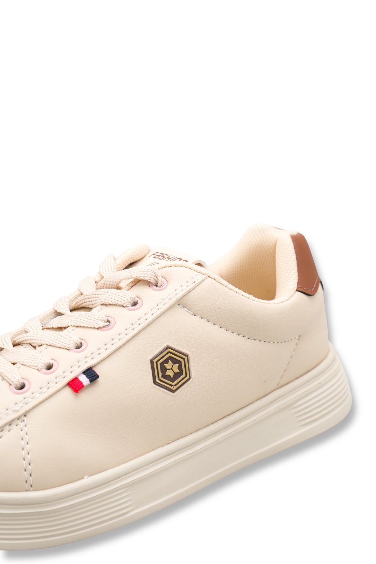 Riccon Aurora Lila Kadın Sneaker 0012034 Bej Kahverengi