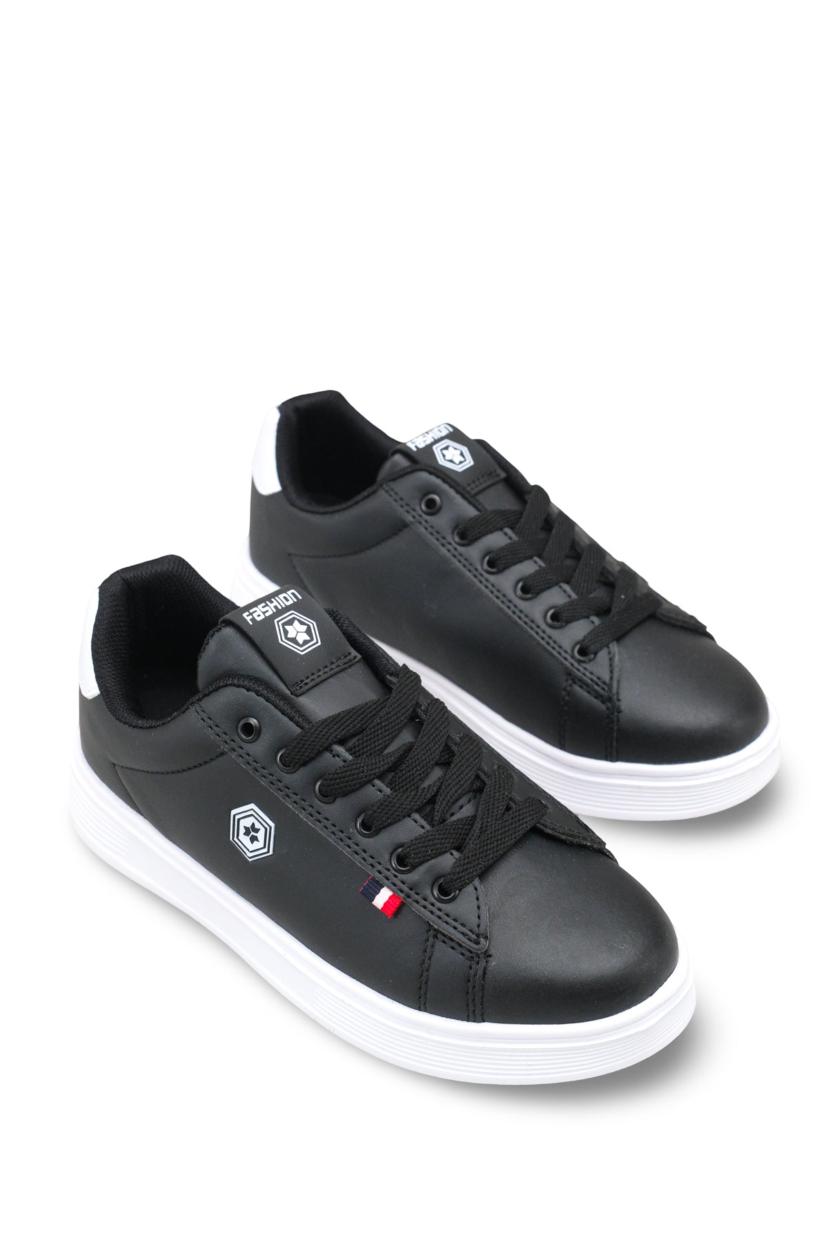 Riccon Aurora Lila Kadın Sneaker 0012034 Siyah Beyaz