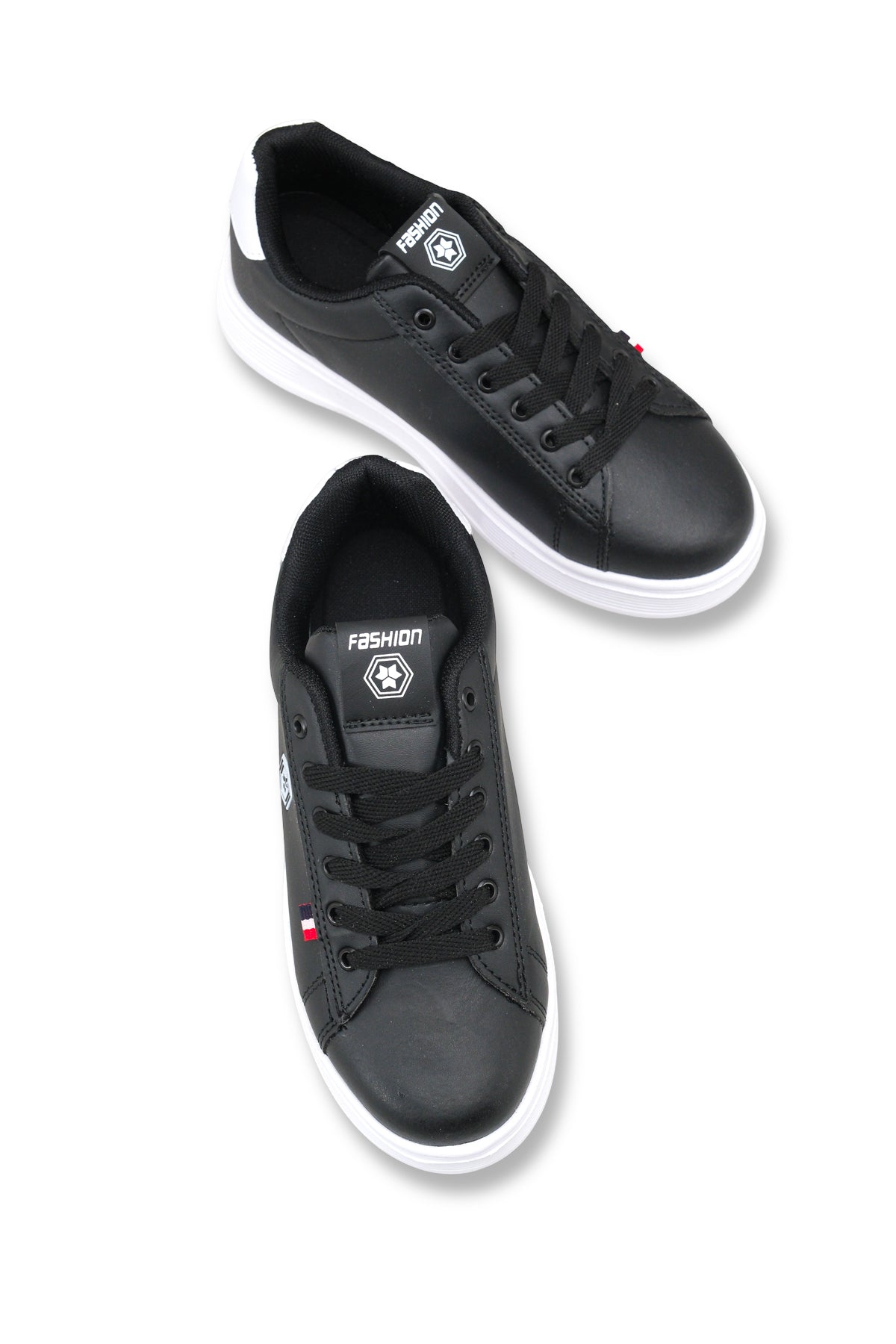 Riccon Aurora Lila Kadın Sneaker 0012034 Siyah Beyaz