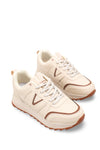 Riccon Celeste Nina Kadın Sneaker 001203 Bej Kahverengi Cilt