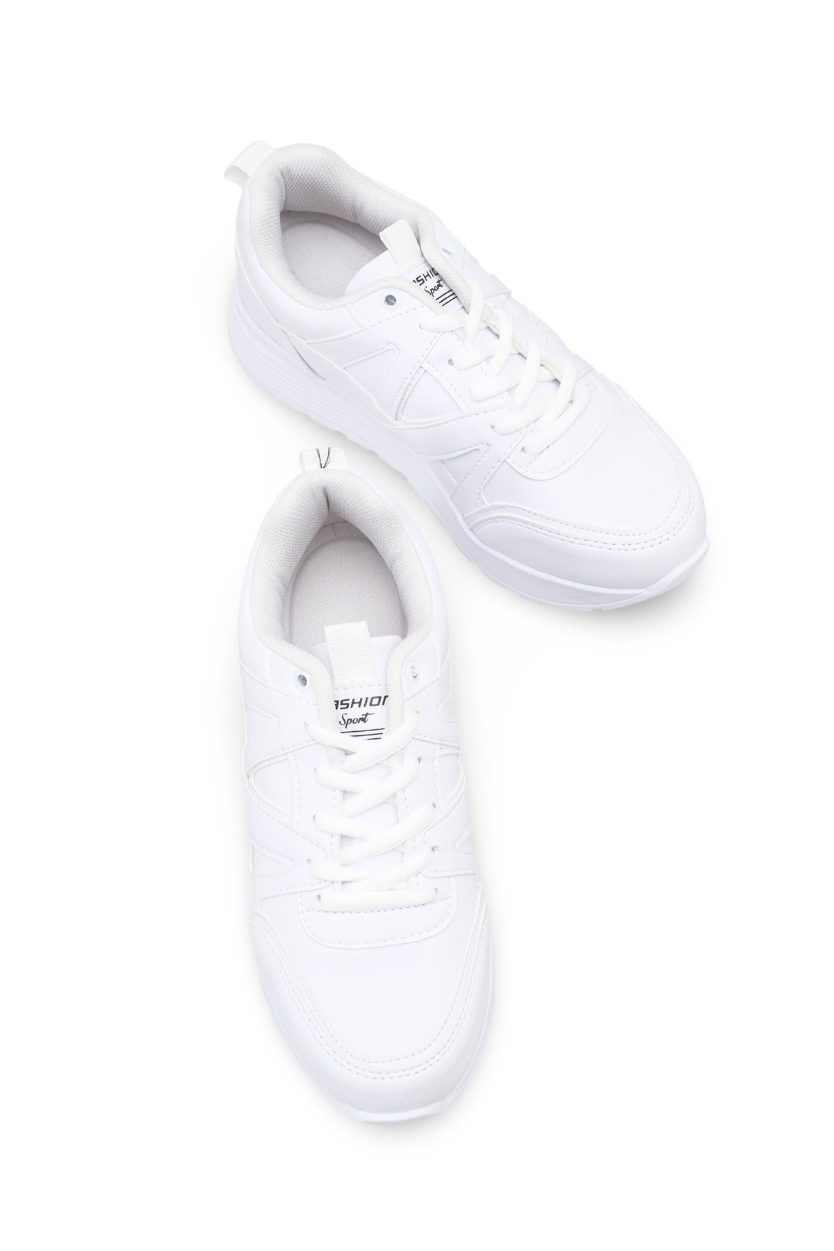 Riccon Celeste Nina Kadın Sneaker 001203 Beyaz Beyaz Cilt