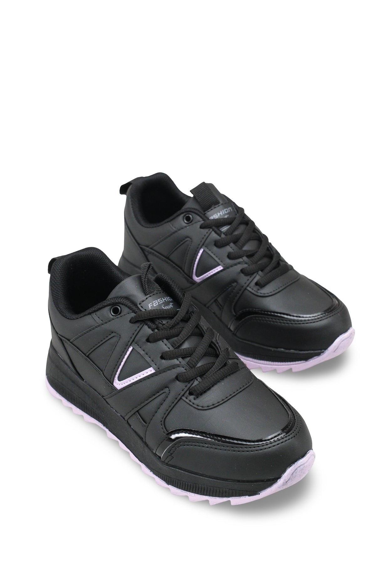 Riccon Celeste Nina Kadın Sneaker 001203 Siyah Mor Cilt