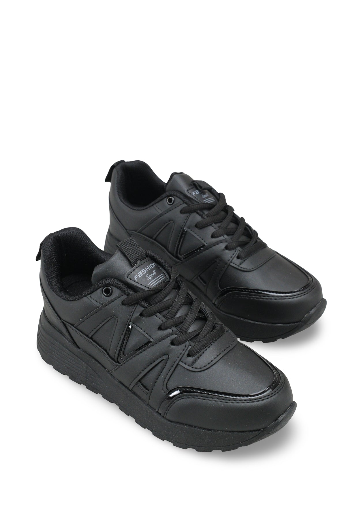 Riccon Celeste Nina Kadın Sneaker 001203 Siyah Siyah Cilt