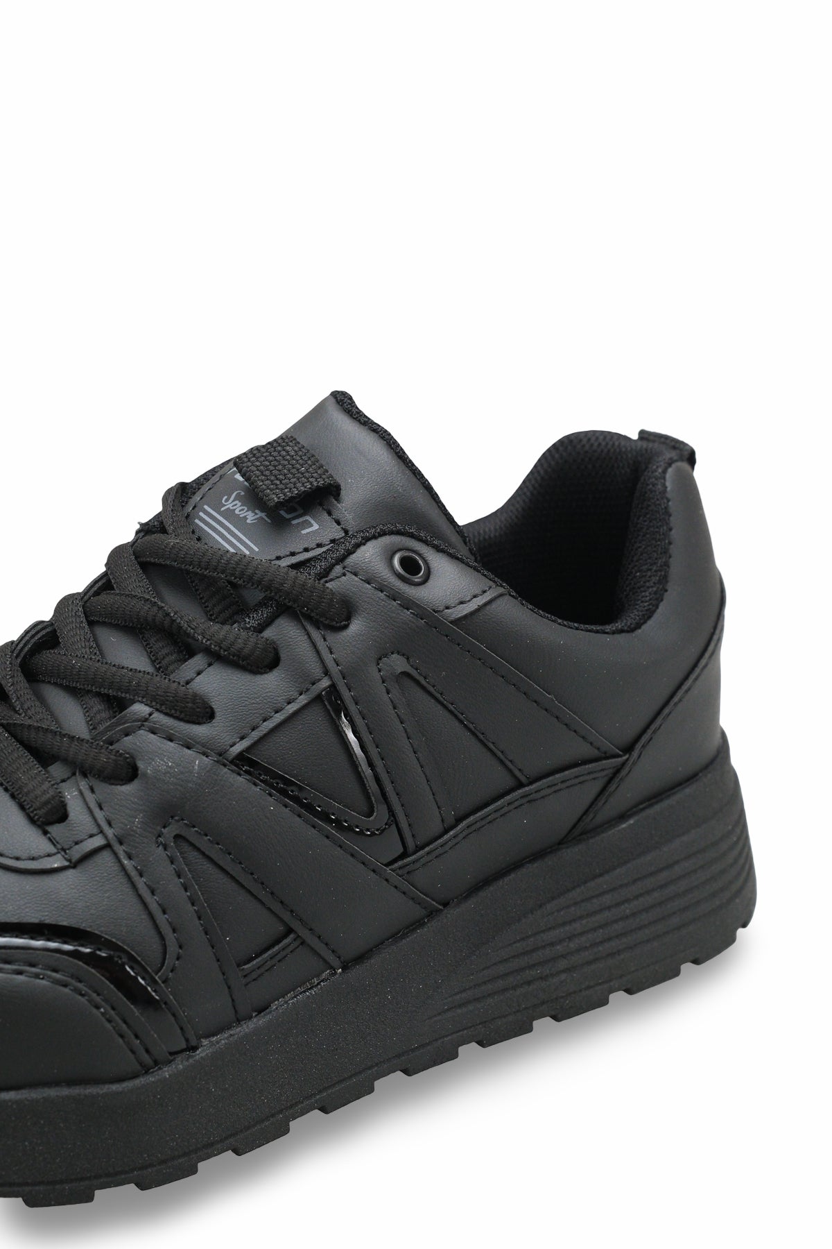 Riccon Celeste Nina Kadın Sneaker 001203 Siyah Siyah Cilt