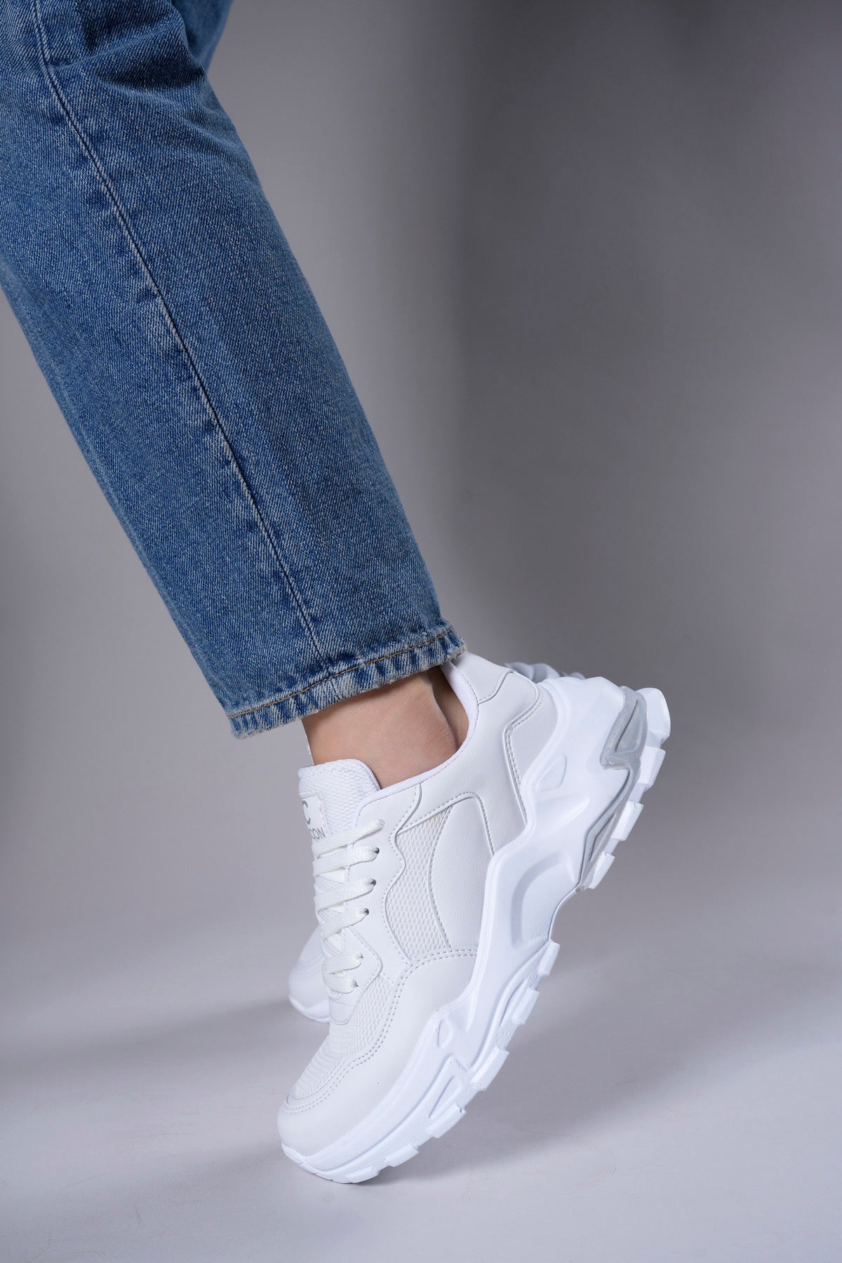 Riccon Delossiel Kadın Sneaker 0012159 Beyaz - Riccon