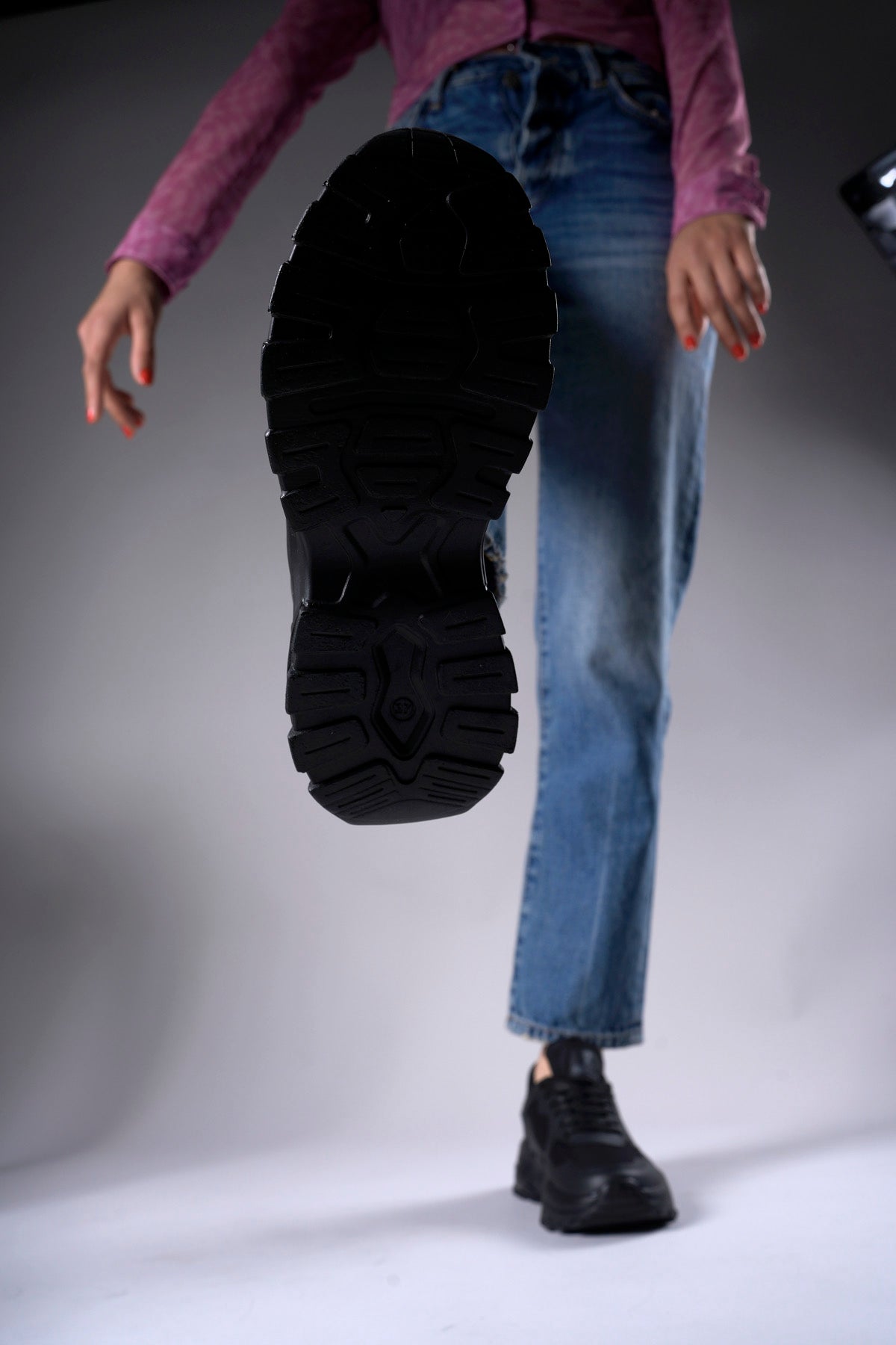 Riccon Delossiel Kadın Sneaker 0012159 Siyah - Riccon