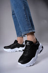 Riccon Delossiel Kadın Sneaker 0012159 Siyah Beyaz - Riccon