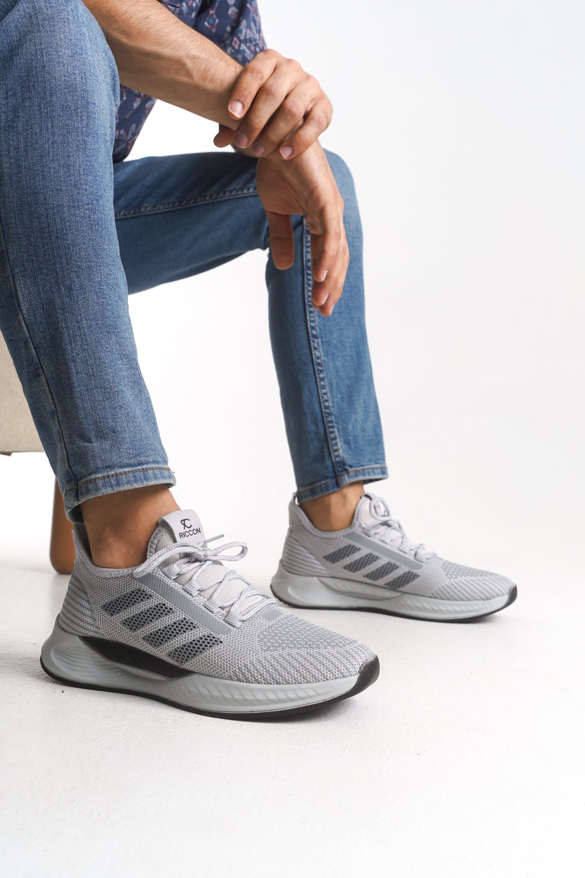Riccon Drakruil Unisex Sneaker 0012141 Buz Siyah - Riccon
