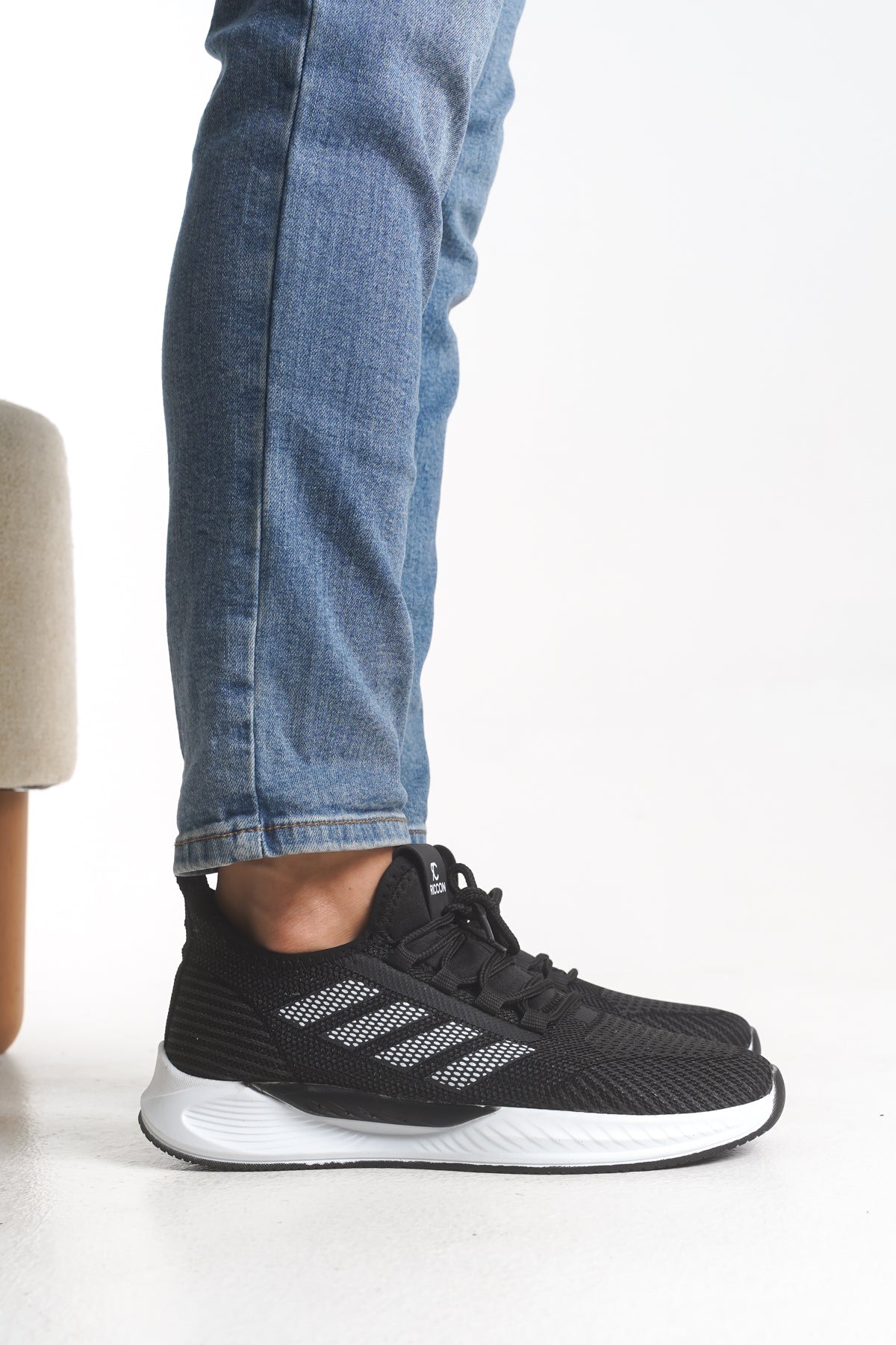 Riccon Drakruil Unisex Sneaker 0012141 Siyah Beyaz - Riccon