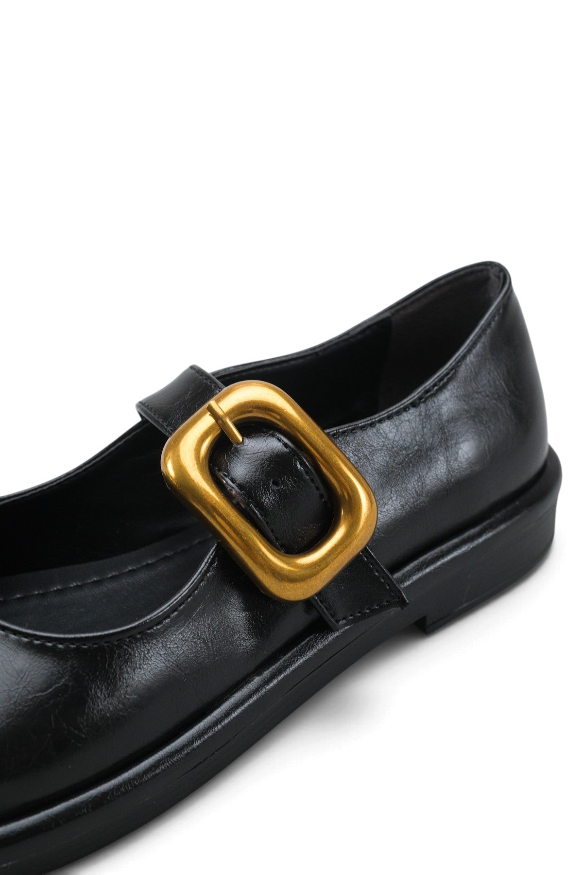 Riccon Elara Mina Kadın Loafer 0012921 Siyah Rustik