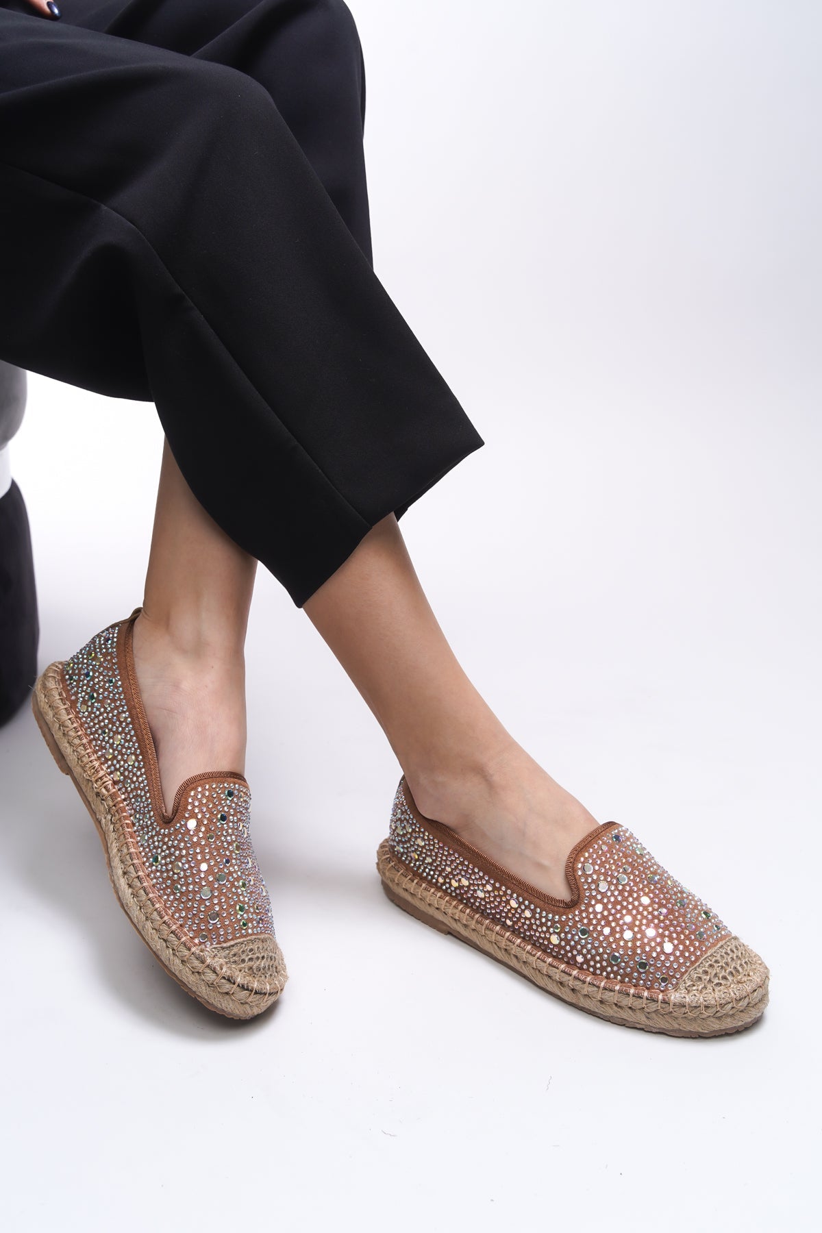 Riccon Elysrue Kadın Espadril 001210 Taba - Riccon