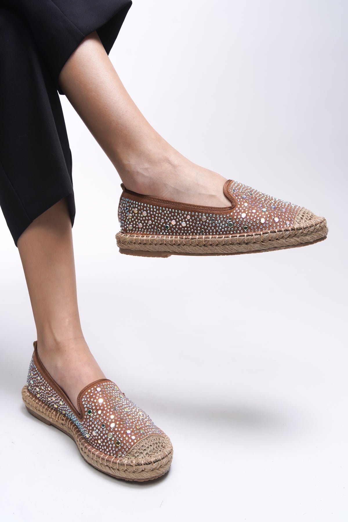 Riccon Elysrue Kadın Espadril 001210 Taba - Riccon