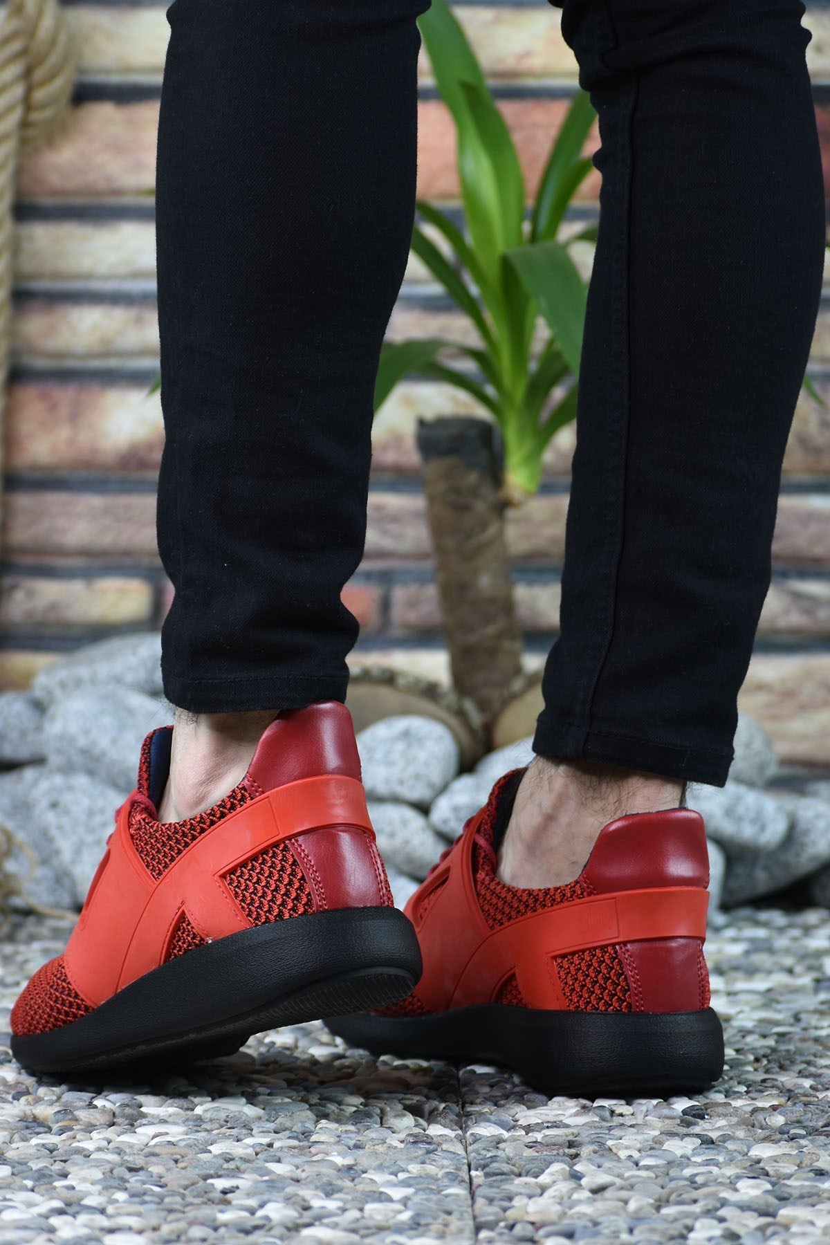 Riccon Erkek Sneaker 0012702 Kırmızı Kırmızı - Riccon