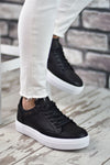 Riccon Erkek Sneaker Siyah Beyaz - Riccon