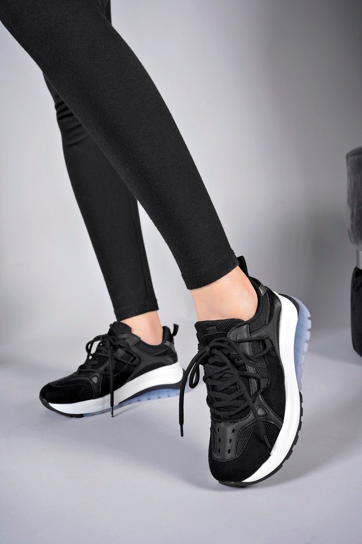 Riccon Eyhadell Kadın Sneaker 0012131 Siyah - Riccon
