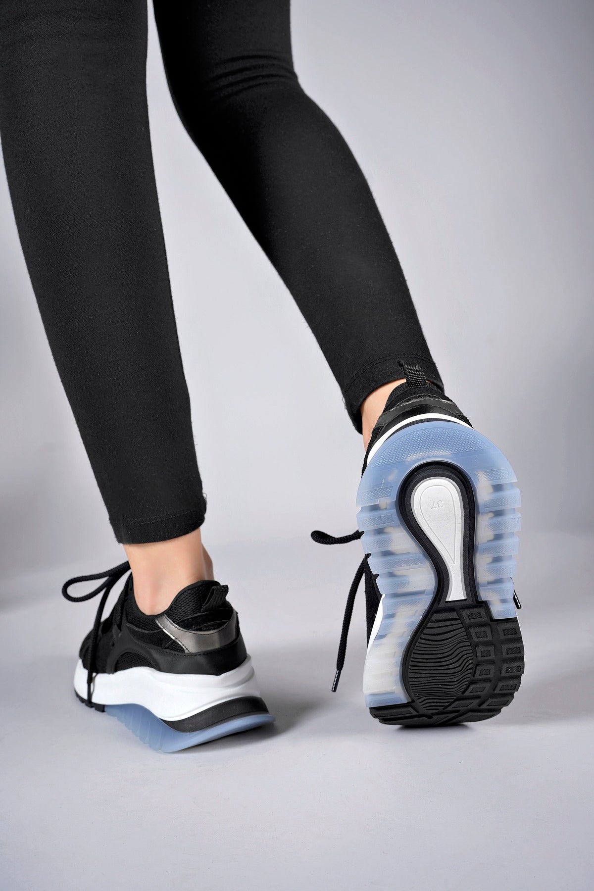 Riccon Eyhadell Kadın Sneaker 0012131 Siyah - Riccon