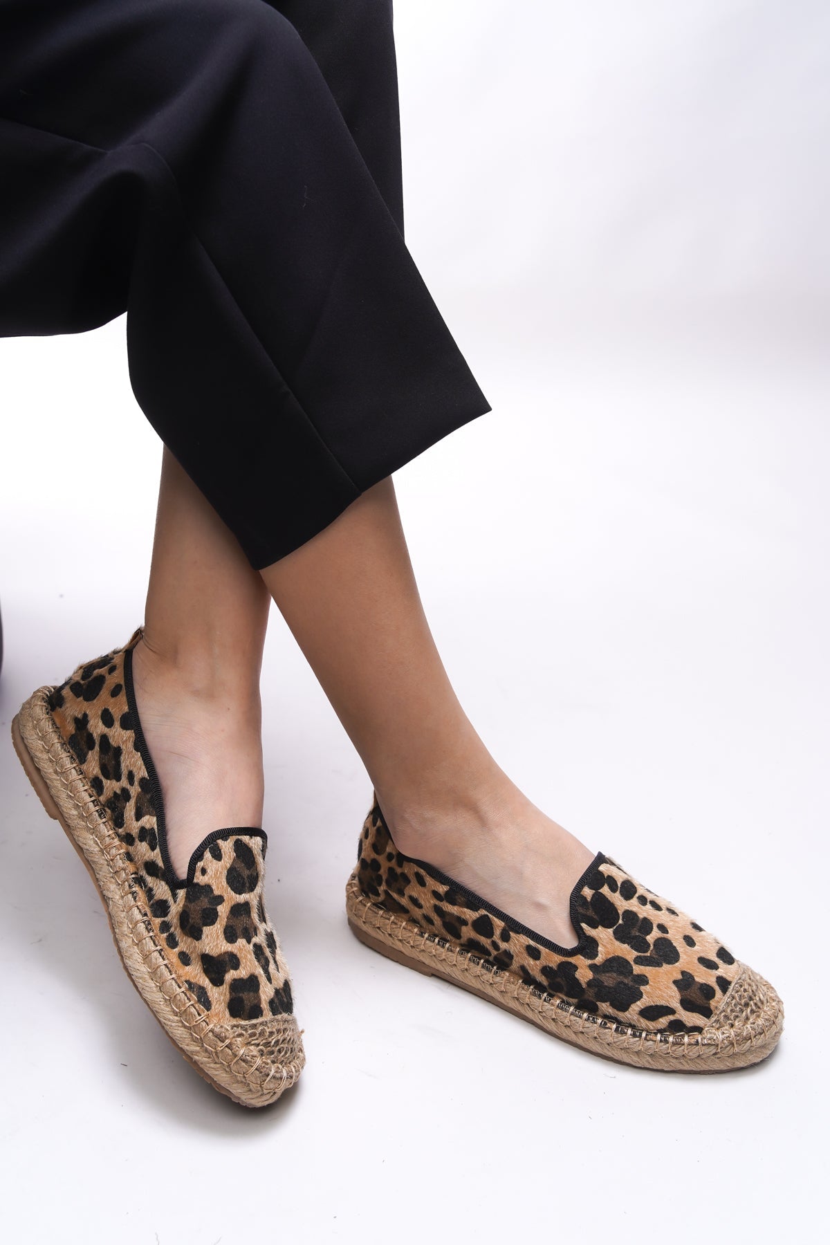 Riccon Giselnesia Kadın Espadril 00123 Leopar - Riccon