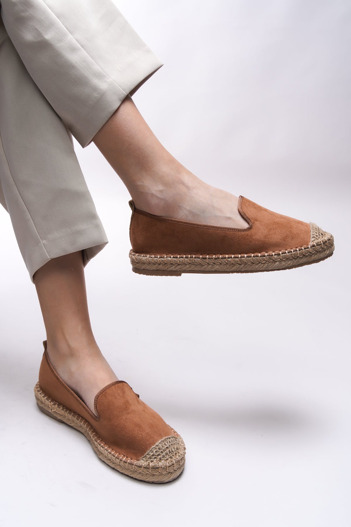 Riccon Giselnesia Kadın Espadril 00123 Taba - Riccon