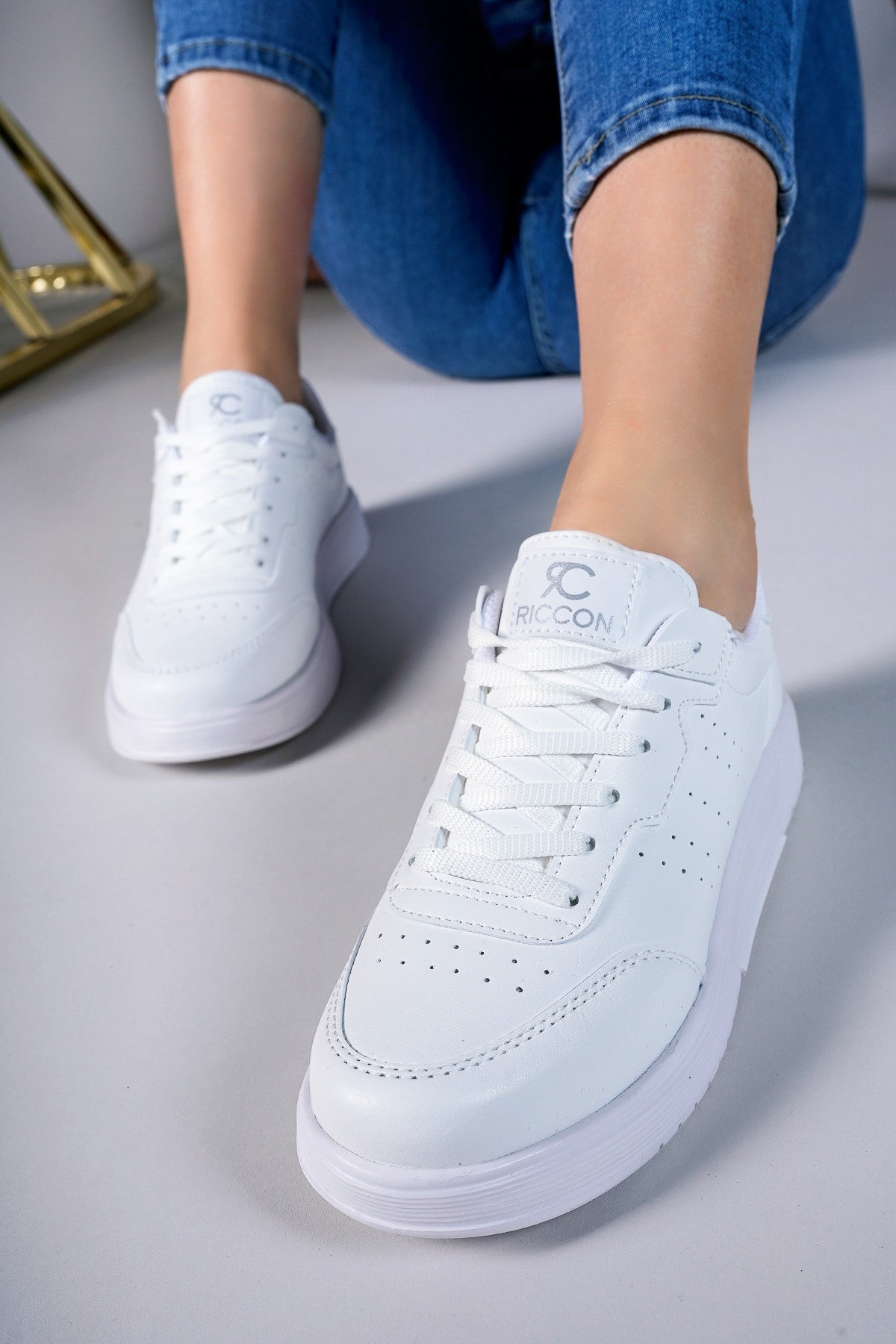 Riccon Glaweth Kadın Sneaker 0012158 Beyaz - Riccon