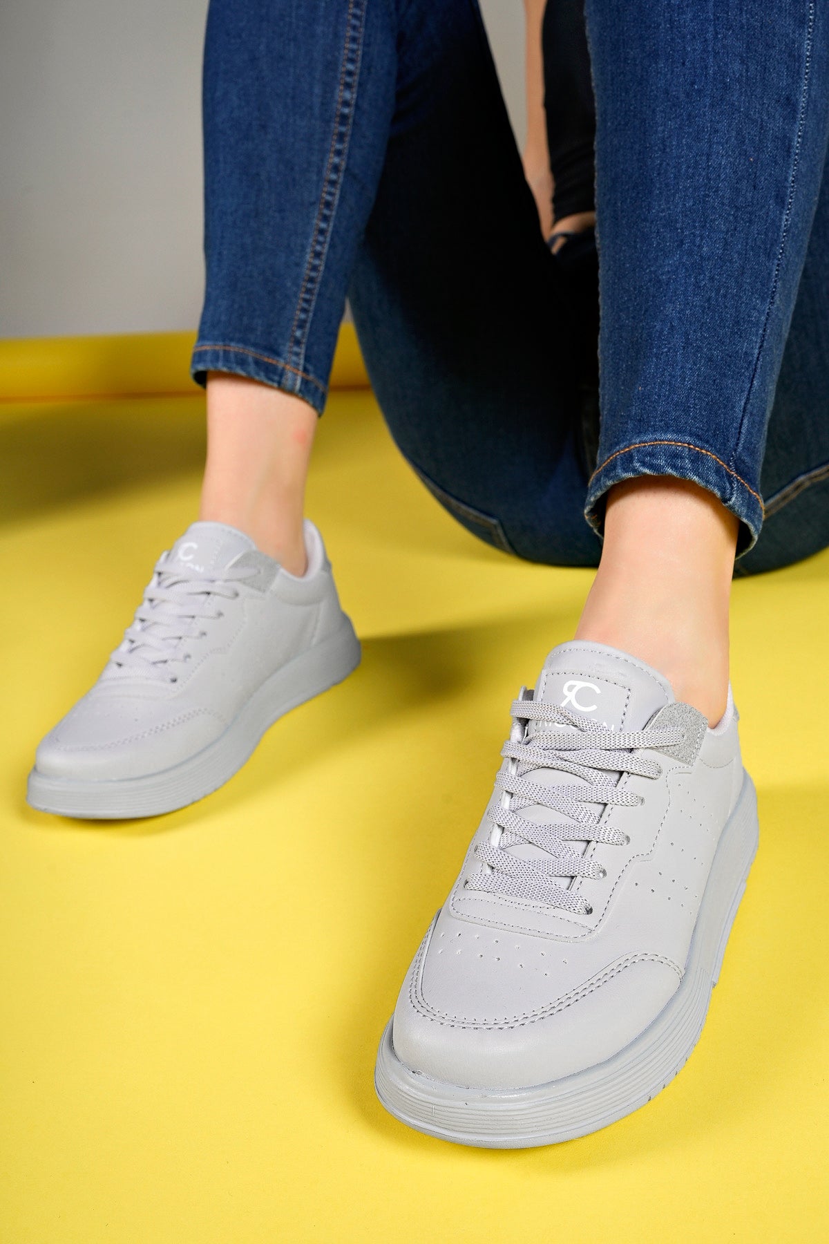 Riccon Glaweth Kadın Sneaker 0012158 Gri - Riccon