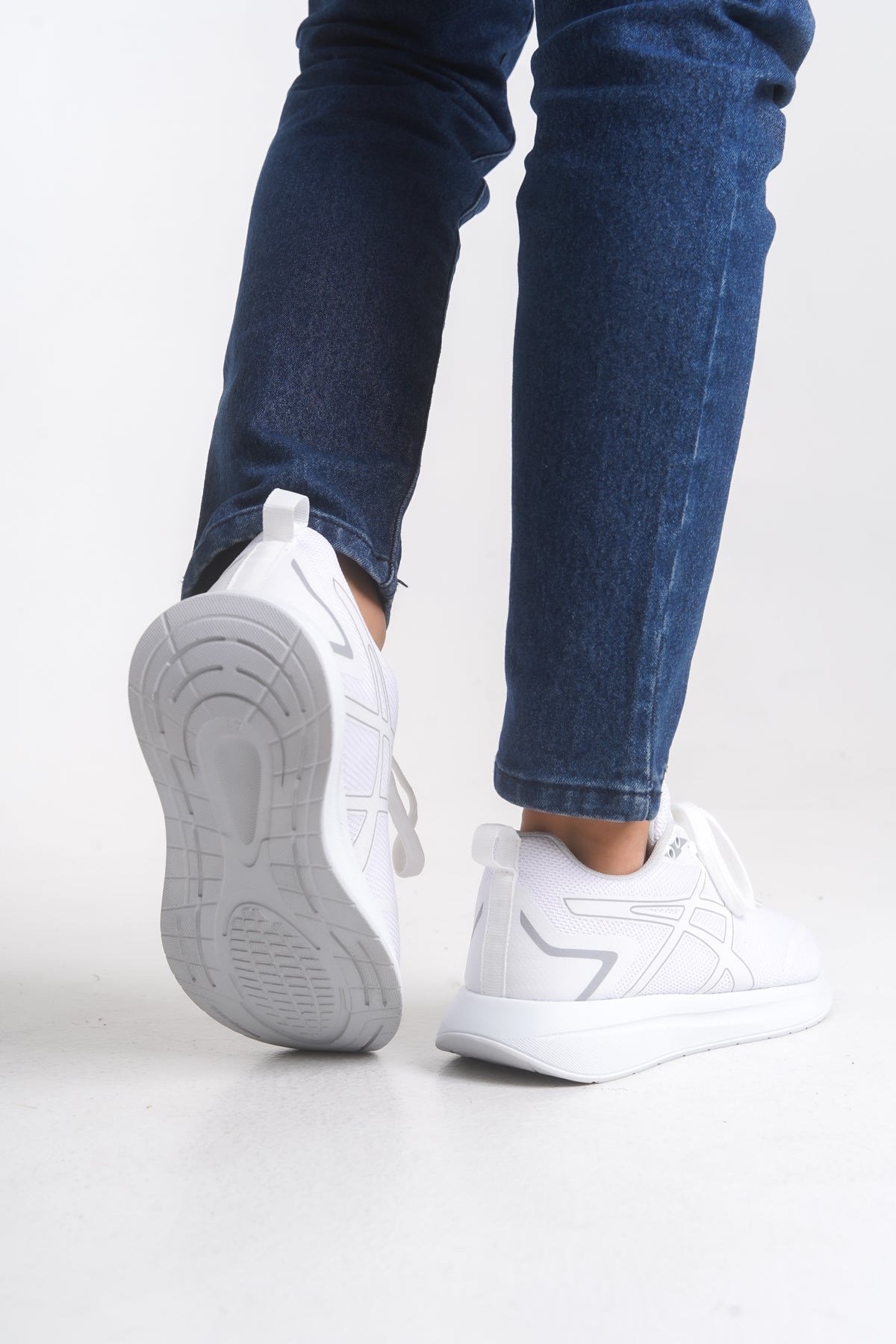 Riccon Graryll Unisex Sneaker 001218 Beyaz Beyaz - Riccon