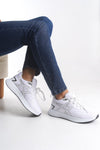 Riccon Graryll Unisex Sneaker 001218 Beyaz Siyah - Riccon