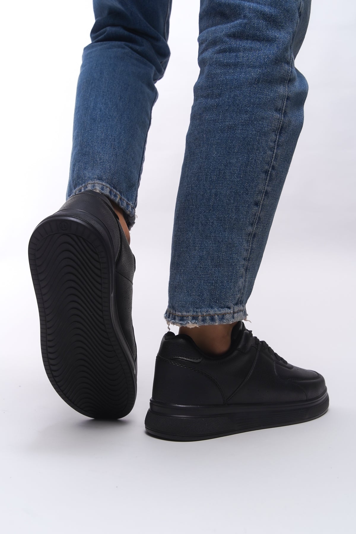 Riccon Jamethil Erkek Sneaker 0012110 Siyah Siyah - Riccon