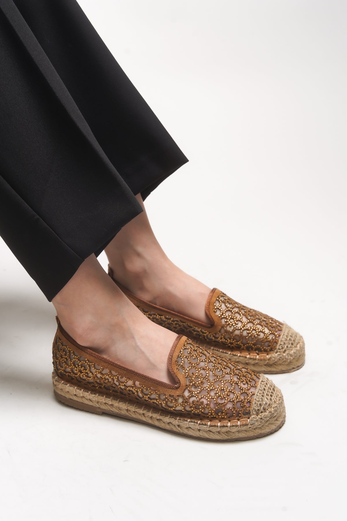 Riccon Jehyeth Kadın Espadril 00128 Taba - Riccon
