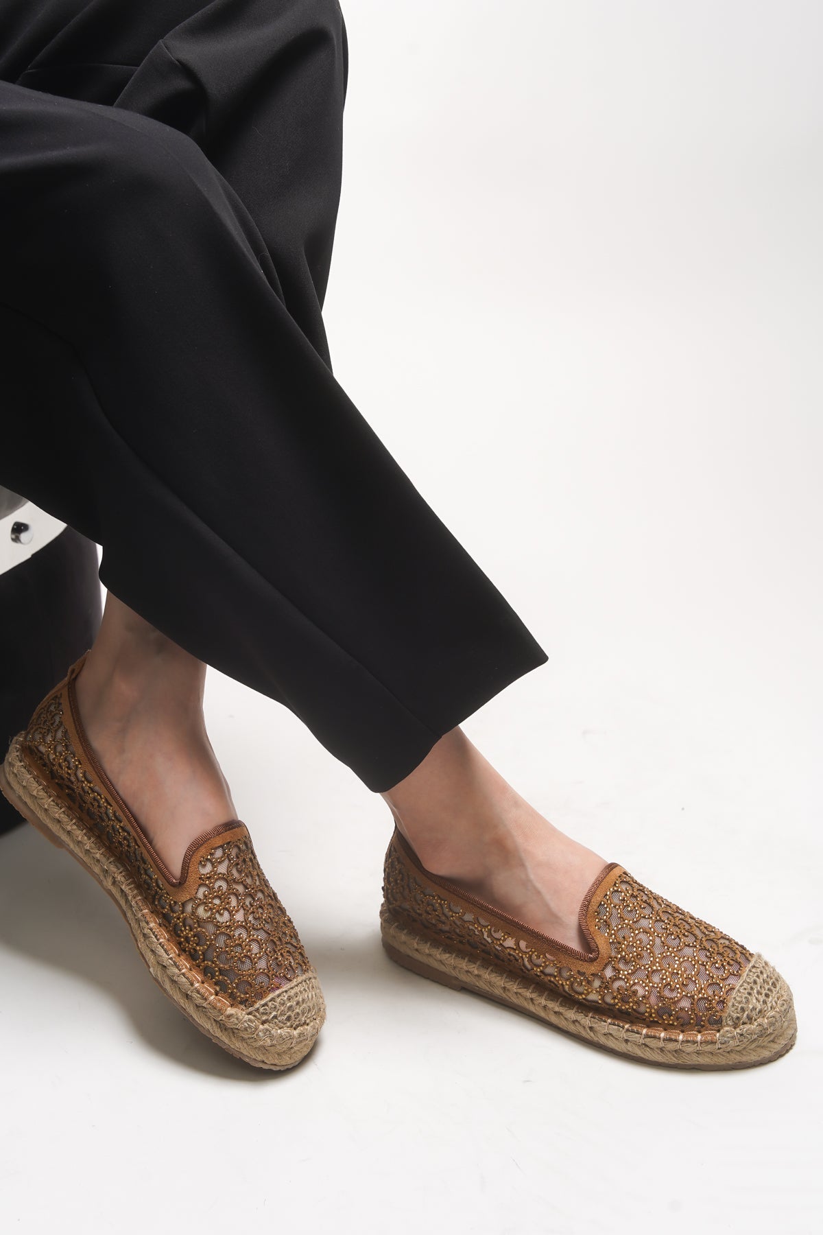 Riccon Jehyeth Kadın Espadril 00128 Taba - Riccon