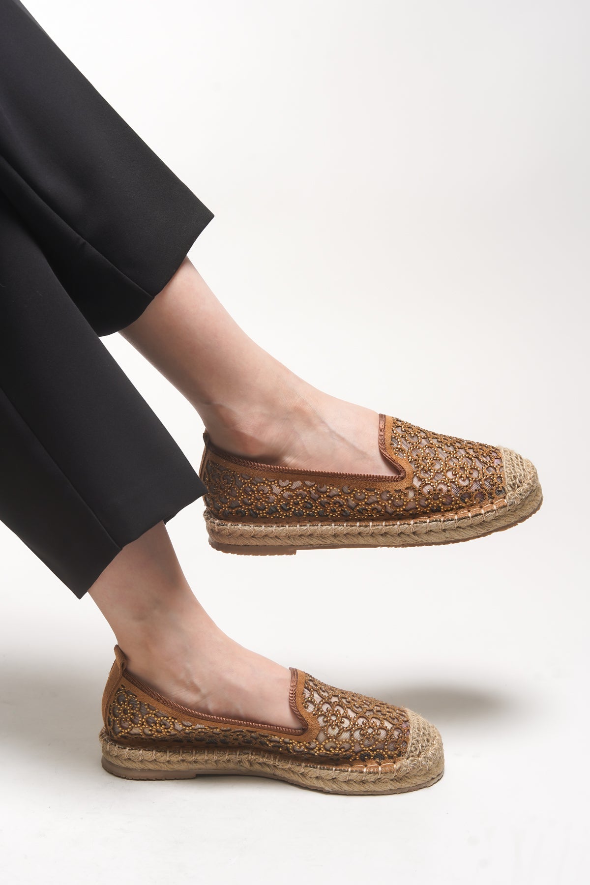 Riccon Jehyeth Kadın Espadril 00128 Taba - Riccon