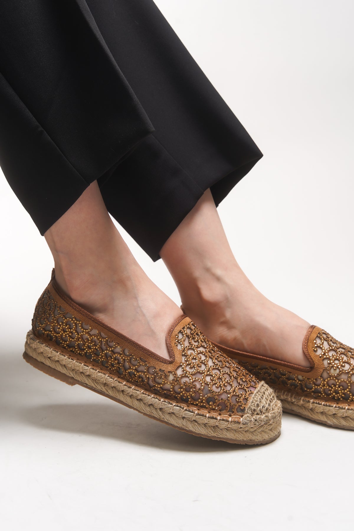Riccon Jehyeth Kadın Espadril 00128 Taba - Riccon