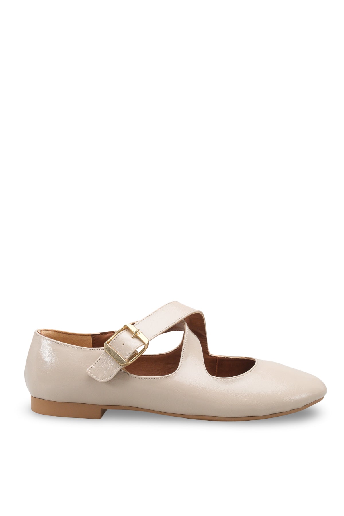 Riccon Kadın Babet 0012016 Bej Rustik