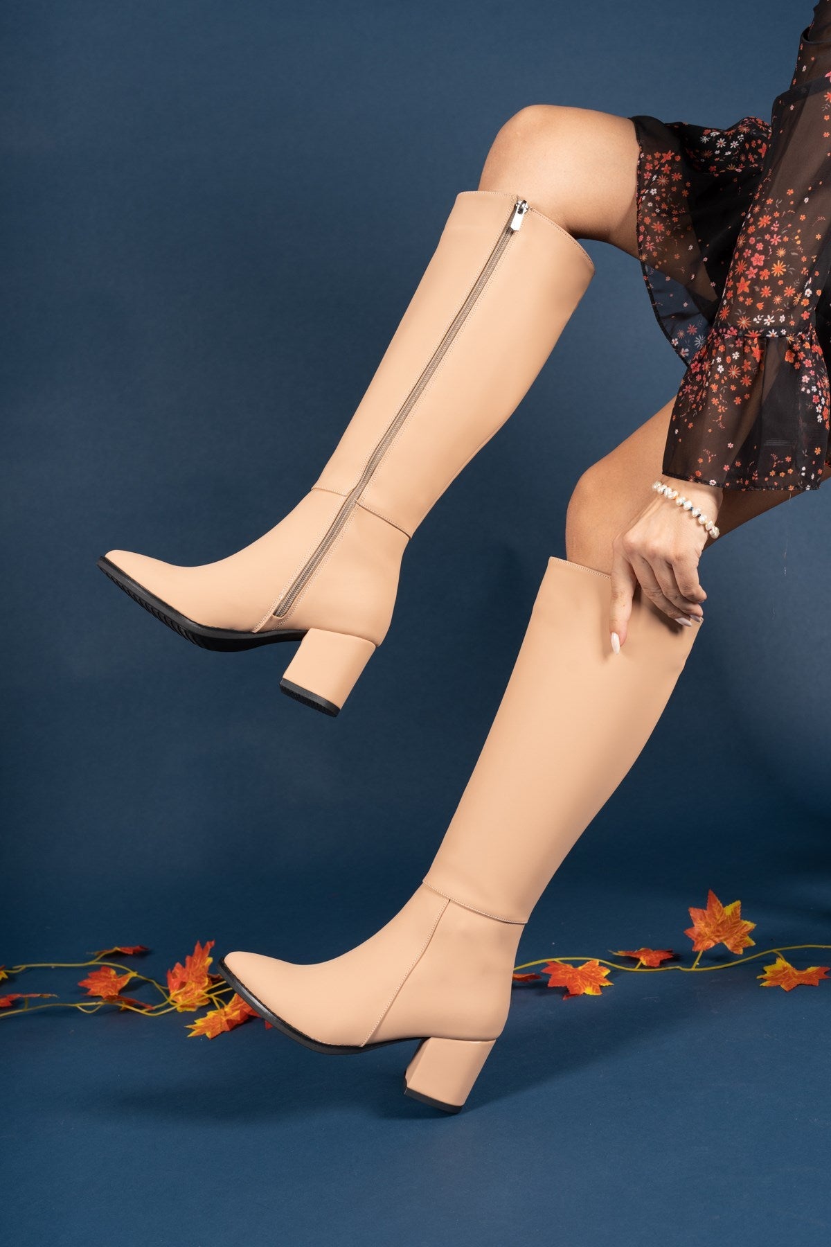 Riccon Kadın Çizme 0012816S Mat Nude - Riccon