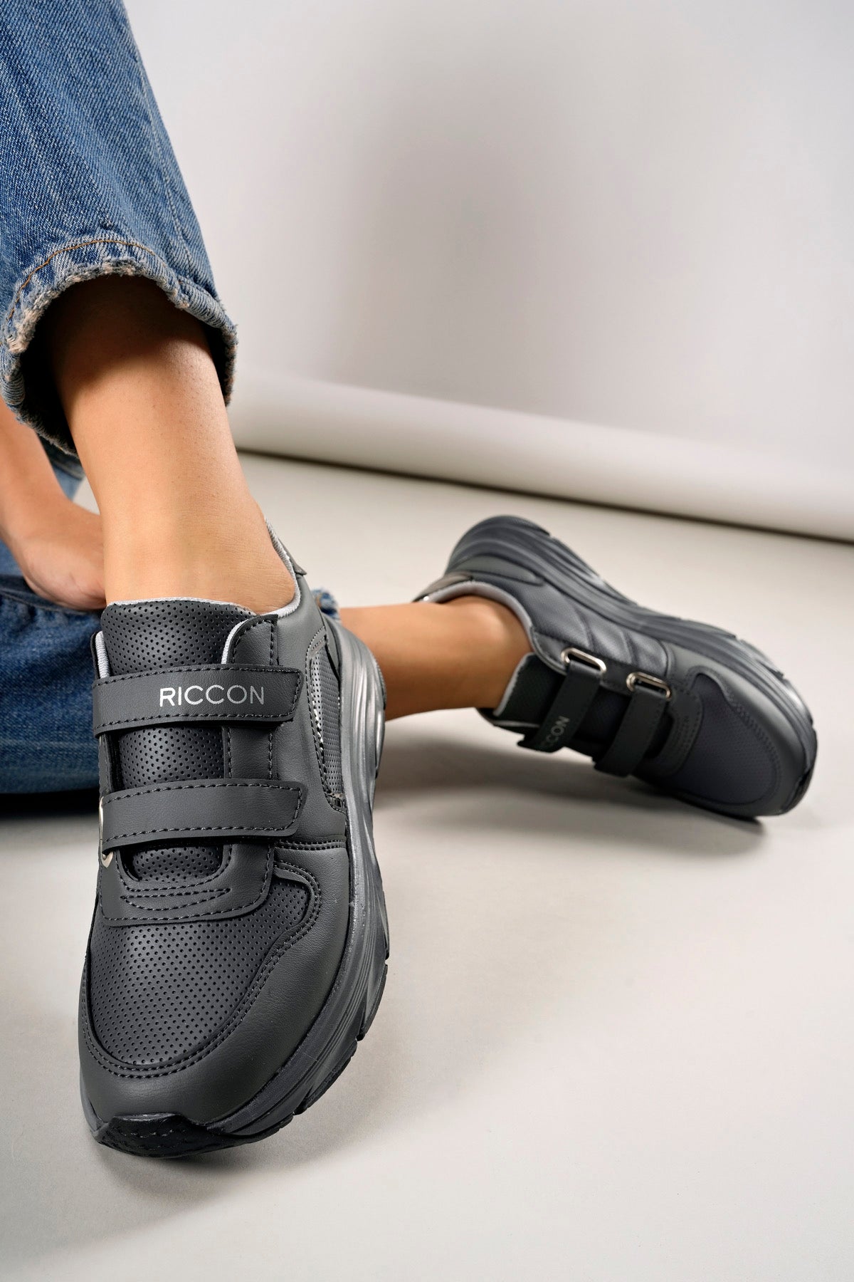 Riccon Kadın Sneaker 0012133 Füme - Riccon
