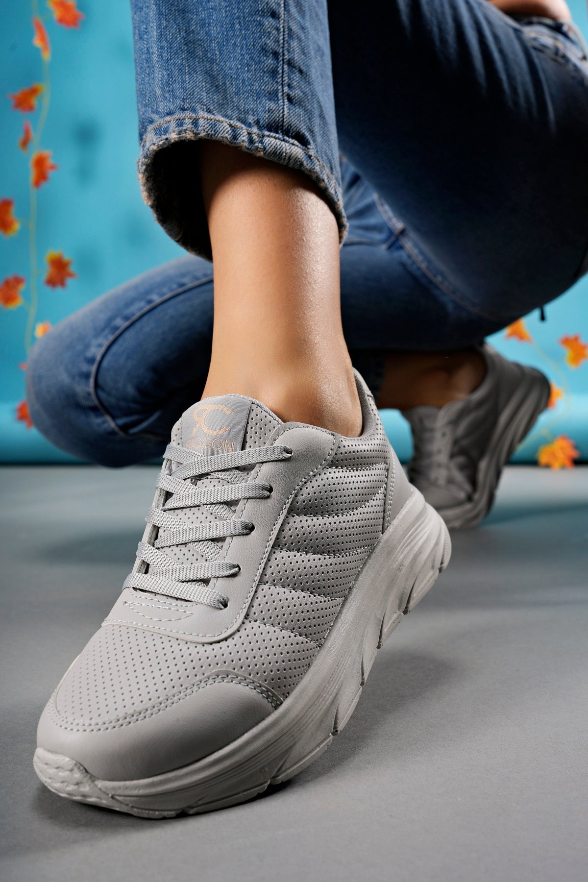 Riccon Kadın Sneaker 0012135 Buz - Riccon